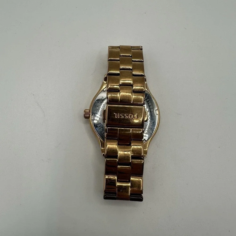Fossil‎ Modern Sophisticate Rose Gold Tone Crystals Women's BQ3076 Watch